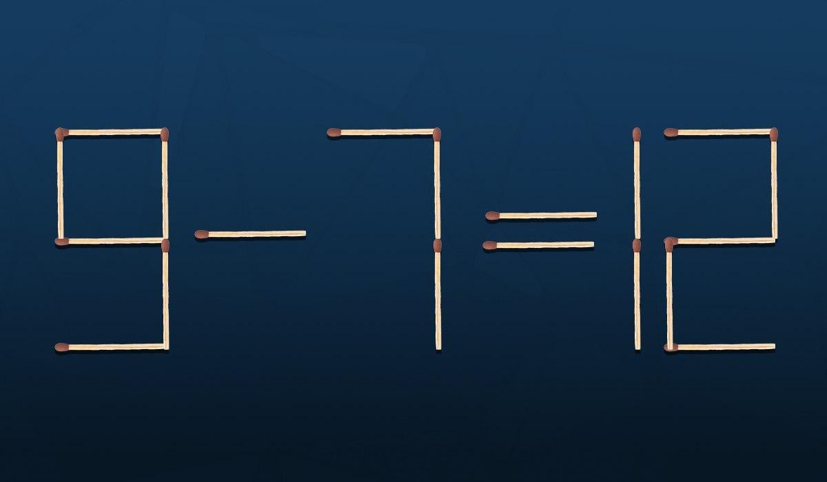 Rejtvény zseniknek: csak egy gyufát kell mozgatnod, hogy kijavíts egy hibát.