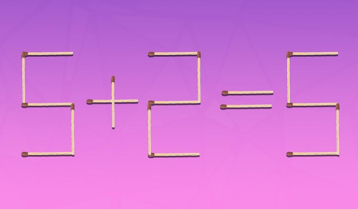 A 19 gyufa közül melyiket kell elmozdítani, hogy az egyenlőség helyes legyen: egy IQ-teszt.