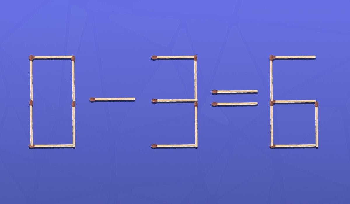 Csak egy zseni képes 9 másodperc alatt megoldani a gyufaszálas rejtvényt.