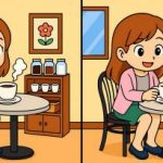 Szuper IQ teszt: találj 3 különbséget egy kávézó lány képén